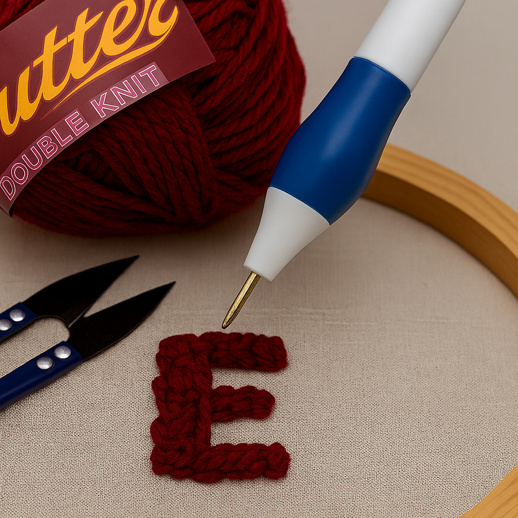 3D Embroidery Punch Needle Kit – Complete DIY Embroidery Set with Hoop & Tools
