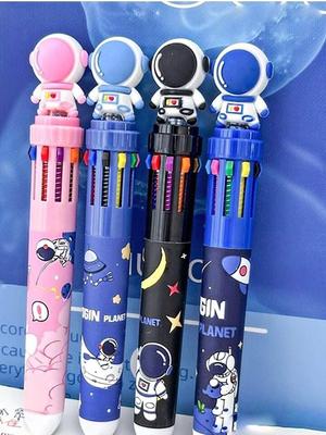 10-in-1 Astronaut Color Pens for Kids