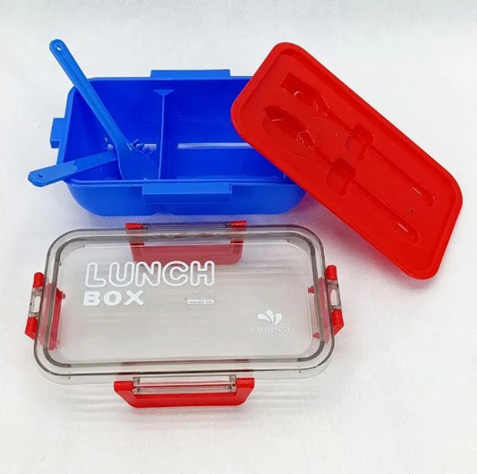 BPA-Free Bento Lunch Box for Kids and Adults, Portable Food Storage Container for School, Office, Picnic and Travel, Random Colour