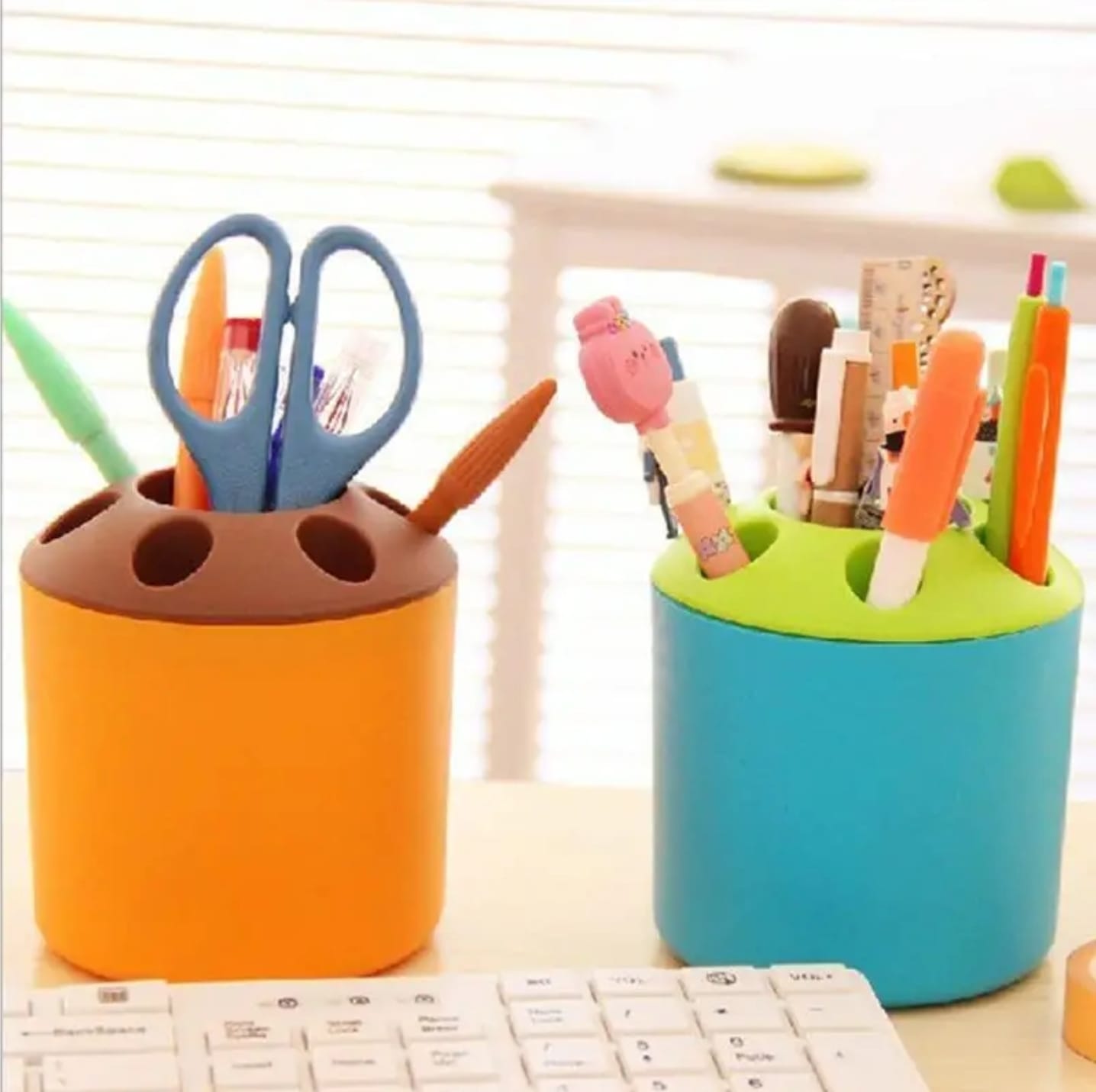 Multi-Purpose Pen Holder – Desk Stationery Storage Container