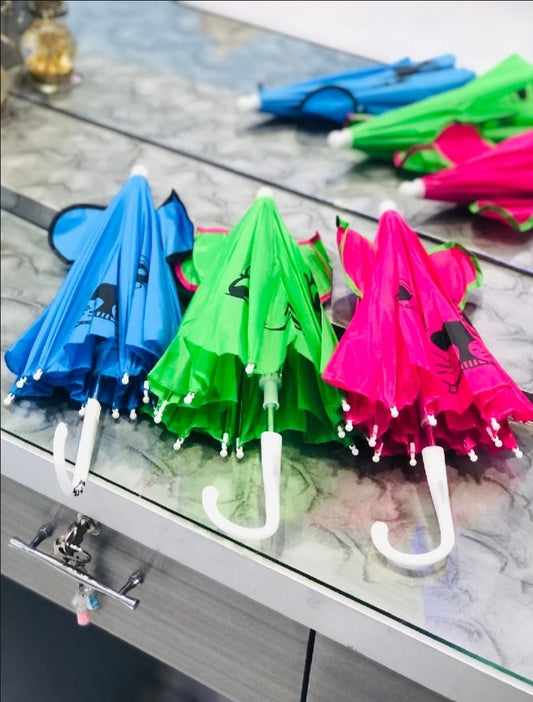 Kids Cartoon Umbrella – Lightweight Rain Umbrella for Boys & Girls (Random Design)