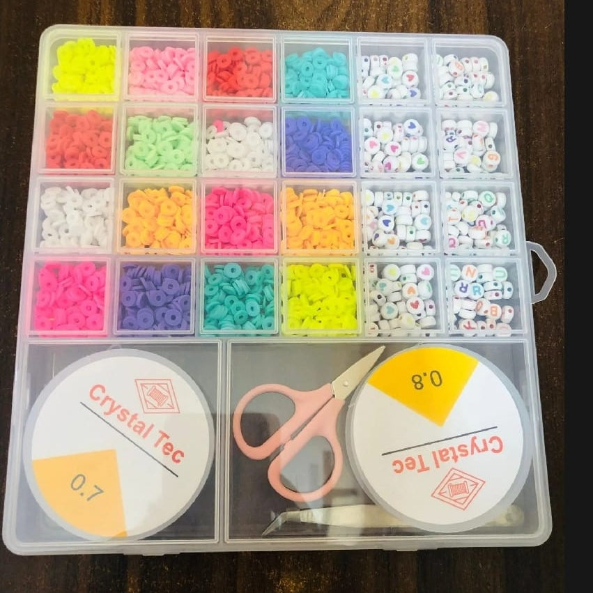 DIY Beads Box – Colorful Jewelry Making Beads Set