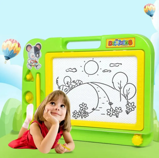 Magnetic Drawing Board for Kids | Erasable Doodle & Learning Pad (Random Colour)