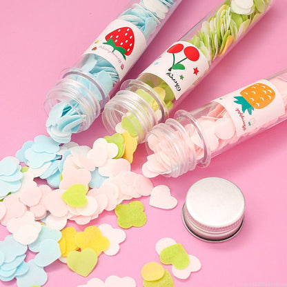120PCS Disposable Paper Soap Sheets – Portable Flower Hand Wash Soap