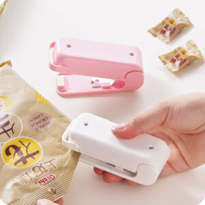 Portable Mini Bag Sealer – Heat Sealing Machine for Food & Snack Bags (Random Colour)