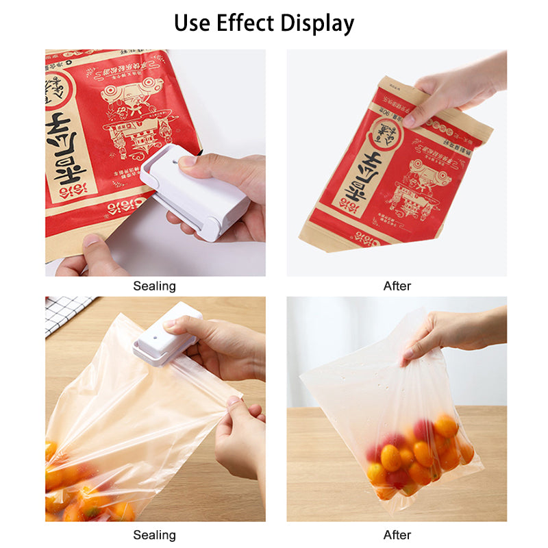 Portable Mini Bag Sealer – Heat Sealing Machine for Food & Snack Bags (Random Colour)