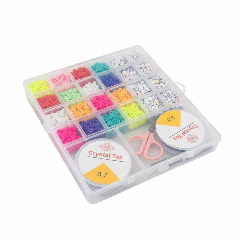 DIY Beads Box – Colorful Jewelry Making Beads Set