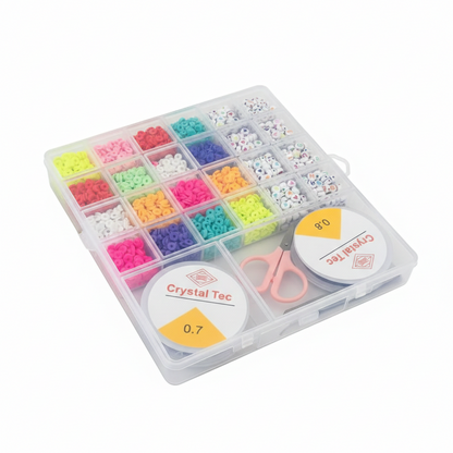 DIY Beads Box – Colorful Jewelry Making Beads Set