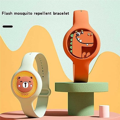 Kids Mosquito Repellent Wristband – Adjustable Anti-Mosquito Silicone Bracelet (Random Colour)