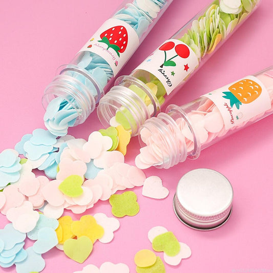 120PCS Disposable Paper Soap Sheets – Portable Flower Hand Wash Soap