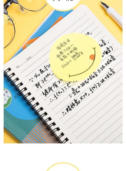 Cute Neon Sticky Notes Set with Multicolor Memo Pads, Premium Paper Sticky Notes for School, Office, Study, Journaling and Daily Planning