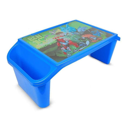 Kids Portable Study Table with Side Storage – Multifunctional Lap Desk (Random Colour)
