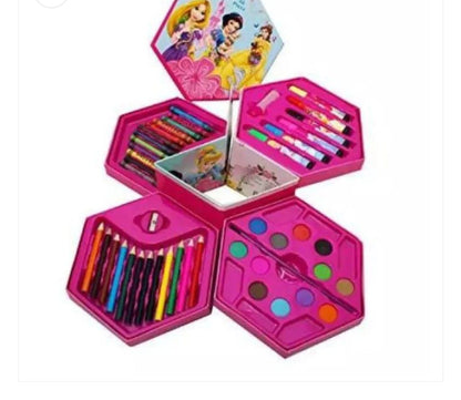 46 Pcs Kids Art & Painting Set – Cartoon Drawing Kit (Random Design & Color)