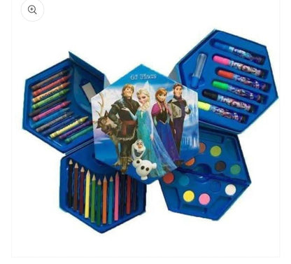 46 Pcs Kids Art & Painting Set – Cartoon Drawing Kit (Random Design & Color)