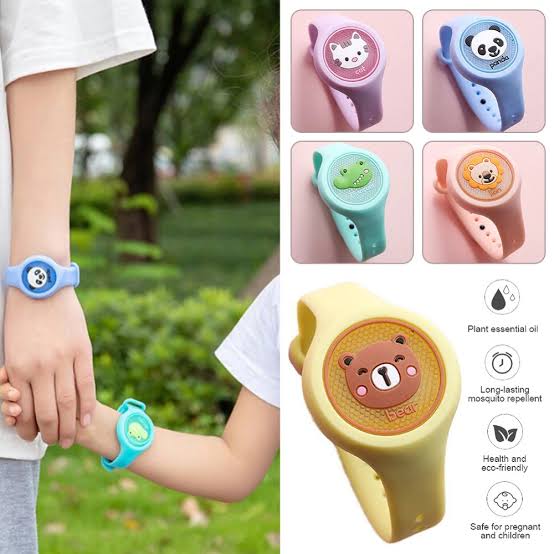 Kids Mosquito Repellent Wristband – Adjustable Anti-Mosquito Silicone Bracelet (Random Colour)