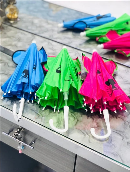 Kids Cartoon Umbrella – Lightweight Rain Umbrella for Boys & Girls (Random Design)