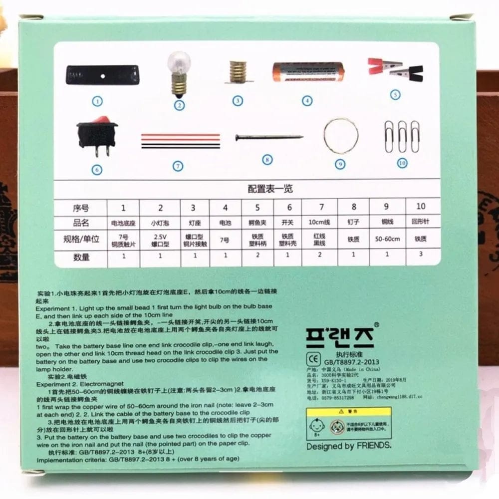 DIY Electrical Circuit Kit for Kids – STEM Science Learning Set (Random Colour)