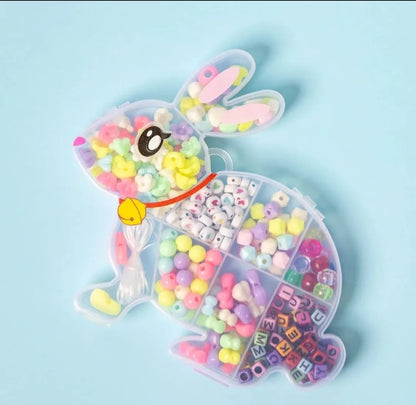DIY Beads Set in Bunny Storage Box – Bracelet & Jewelry Making Kit for kids