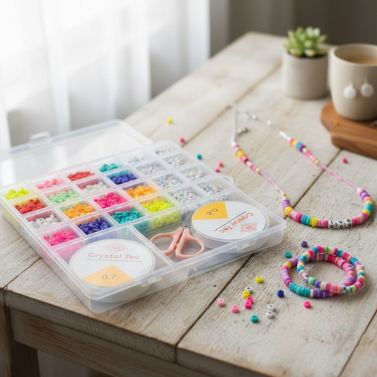 DIY Beads Box – Colorful Jewelry Making Beads Set