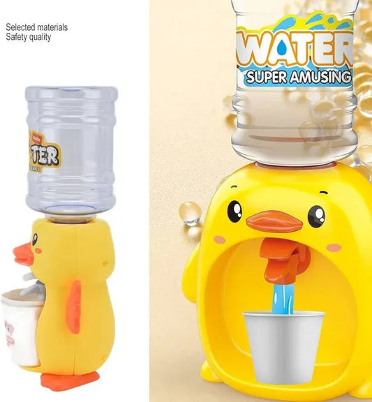 Mini Duck Water Dispenser for kids – Cute Pretend Play Water Dispenser with 3 Cups