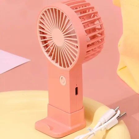 Portable Mini Rechargeable Fan – Compact Handheld Summer Cooling Fan (Random Colour)