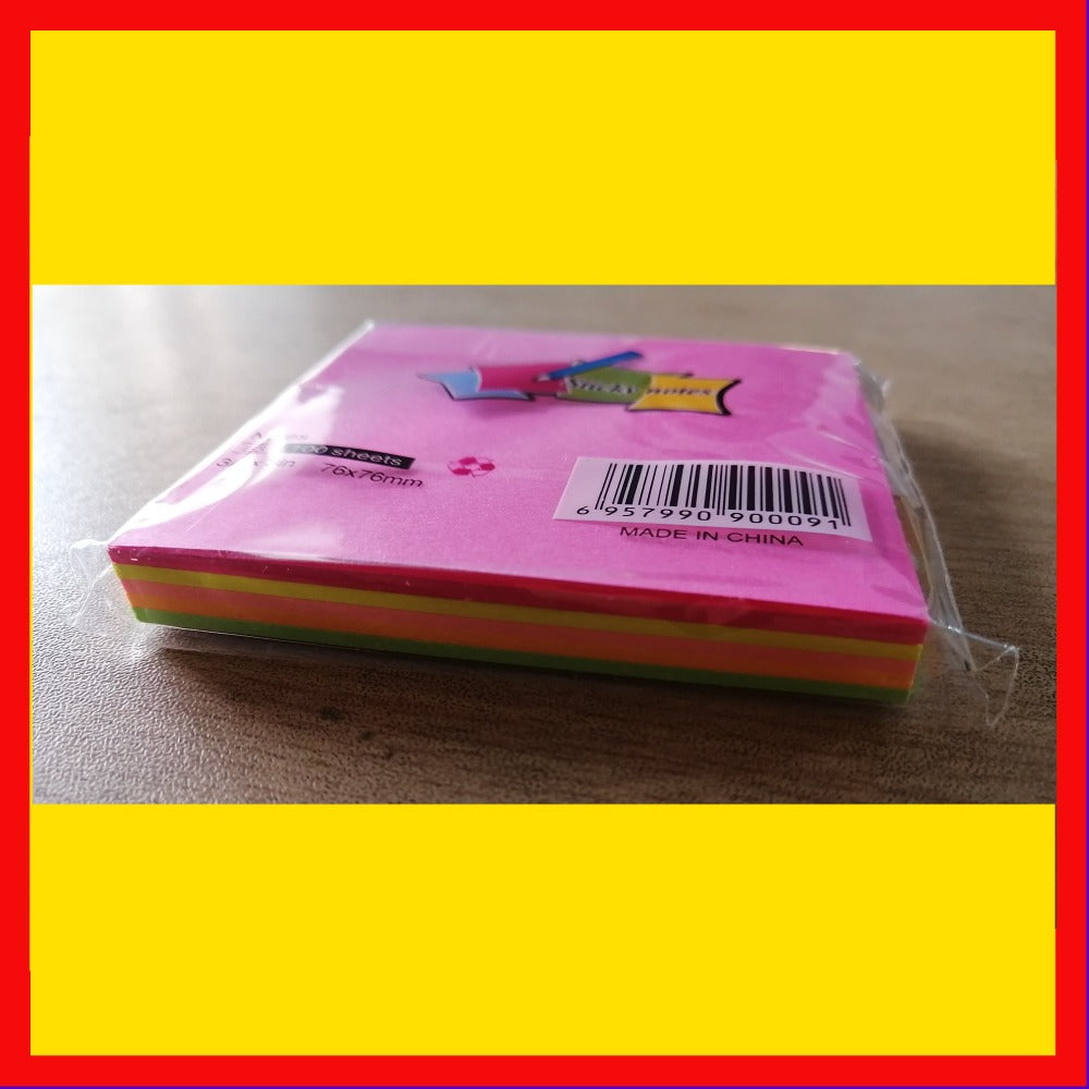 3×3 Sticky Notes Pad – 100 Sheets Self-Adhesive Memo Notes