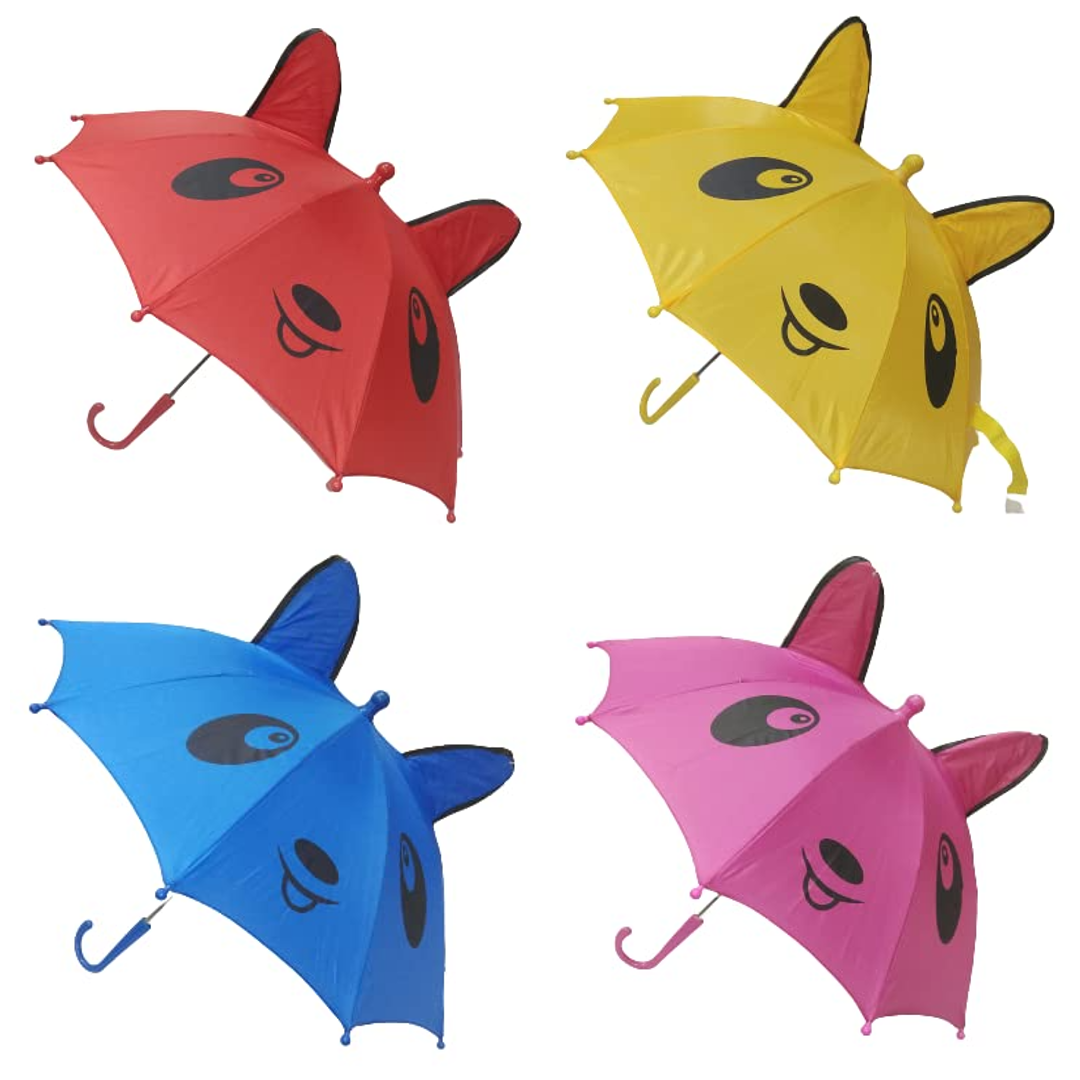 Kids Cartoon Umbrella – Lightweight Rain Umbrella for Boys & Girls (Random Design)