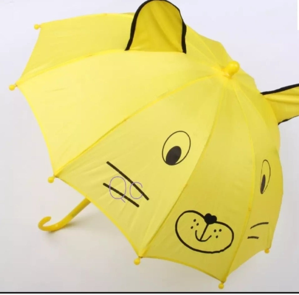 Kids Cartoon Umbrella – Lightweight Rain Umbrella for Boys & Girls (Random Design)