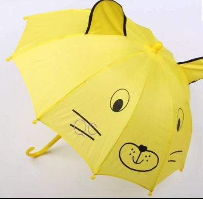Kids Cartoon Umbrella – Lightweight Rain Umbrella for Boys & Girls (Random Design)